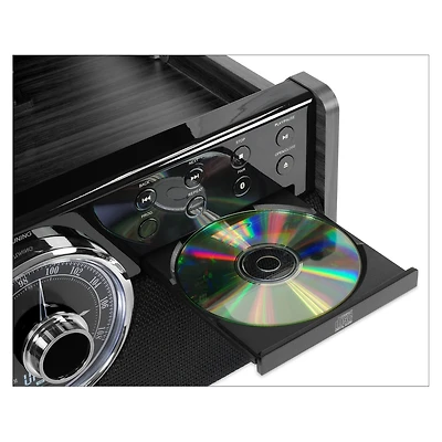 Victrola Empire 6-in-1 Wood Record Player