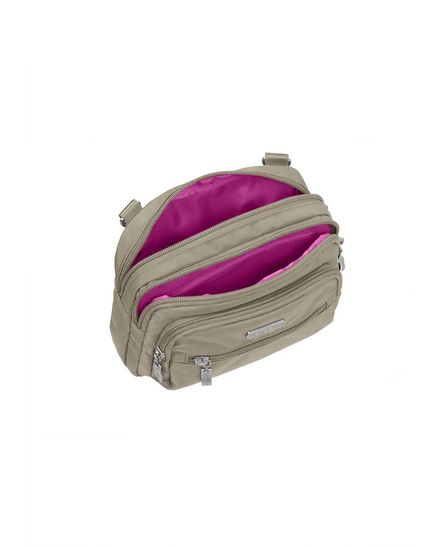 Shop Baggallini Triple zip Women's Crossbody at Beverly Center in