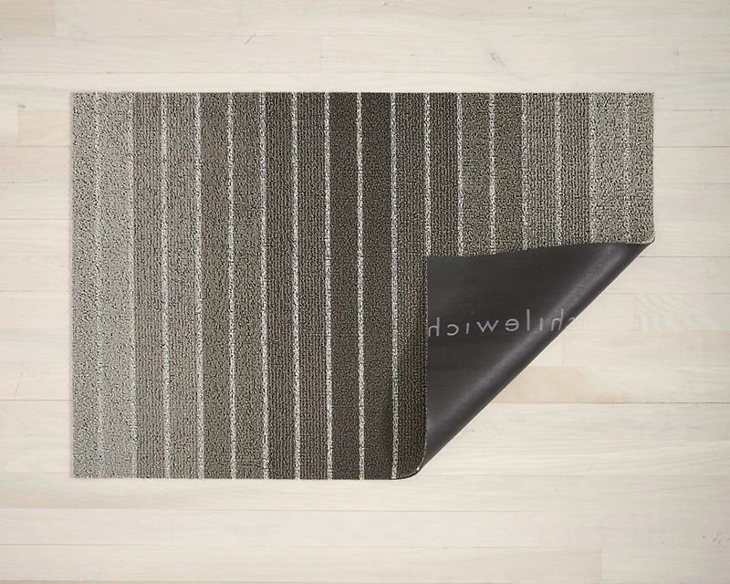 Chilewich Block Stripe Shag Doormat - 18" x 28"