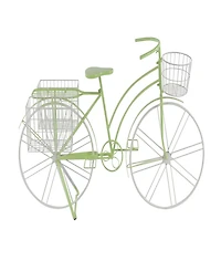 Rosemary Lane Eclectic Tin Bicycle Plant Stand