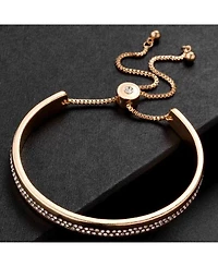 Nicole Miller Bracelet with All Over Glass Accents
