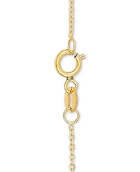 Italian Gold Mirror Cable Link 16" Chain Necklace (1-1/4mm) in 14k Gold