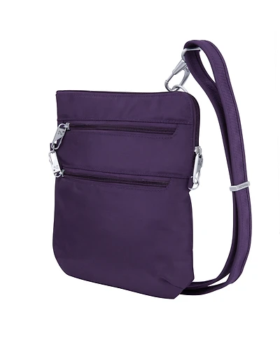 Travelon Anti-Theft Classic Slim Double Zip Crossbody
