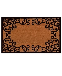 Home & More Chateaux Coir/Vinyl Doormat, 18" x 30"