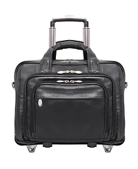 McKlein Gold Coast, 17" Patented Detachable -Wheeled Laptop Briefcase