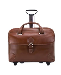 McKlein Siamod Carugetto Patented Detachable -Wheeled Laptop Briefcase