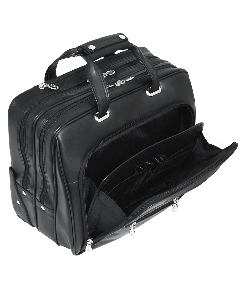 Mcklein Wrightwood Wheeled Laptop Briefcase