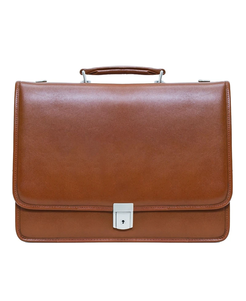 Mcklein Lexington Flapover Double Compartment Briefcase