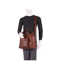 Mcklein Edgefield 17" Roll Top Laptop Briefcase