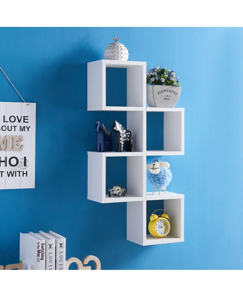 Danya B. Cubby Chessboard Wall Shelf