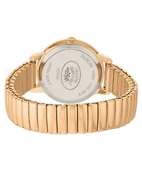 Laura Ashley Rose Gold Stretch Bracelet Watch