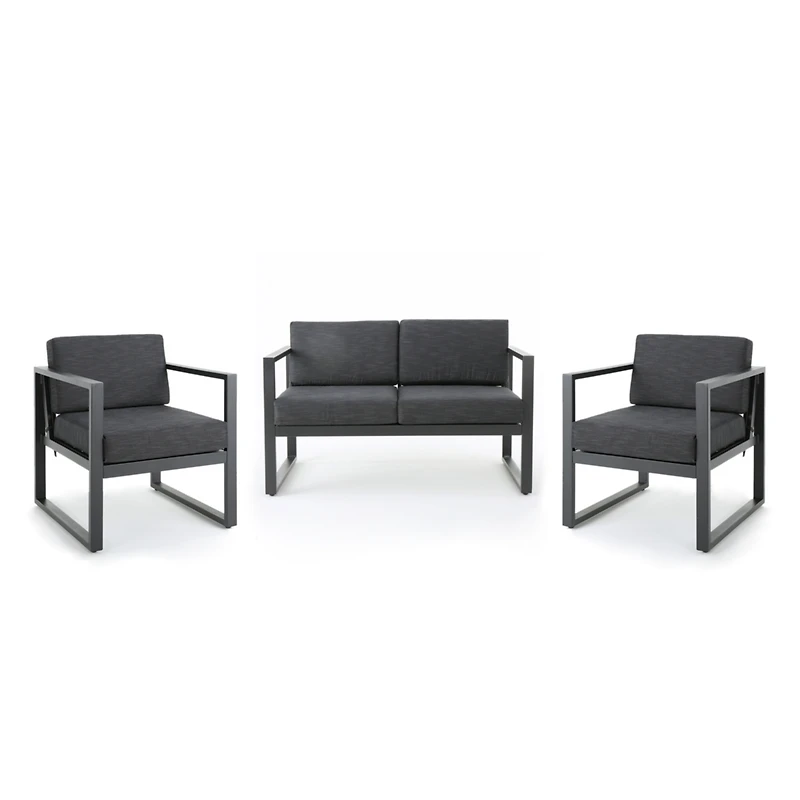Navan Outdoor 3pc Seating Set