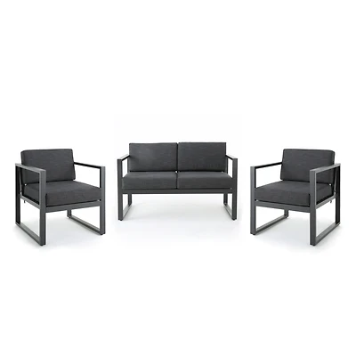 Navan Outdoor 3pc Seating Set