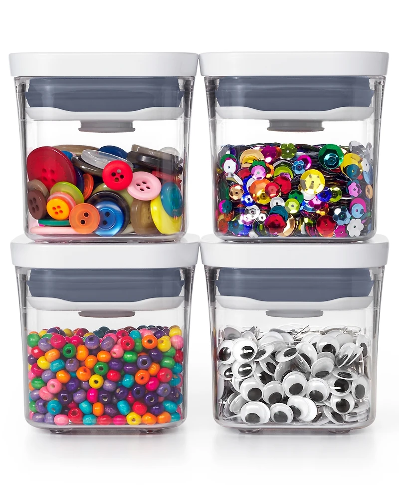 Oxo Pop 4-Pc. Mini Food Storage Container Set