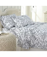 Southshore Fine Linens Ultra-Soft Floral or Solid 4-Pc. Sheet Set, California King