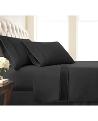 Southshore Fine Linens Classy Pleated 21" Extra deep, Pocket Sheet Set