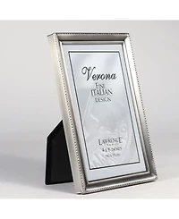 Lawrence Frames Antique Pewter Picture Frame - Bead Border Design