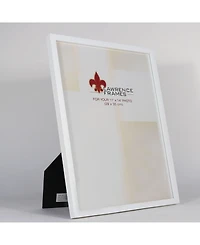 Lawrence Frames White Wood Picture Frame - Gallery Collection - 11" x 14"
