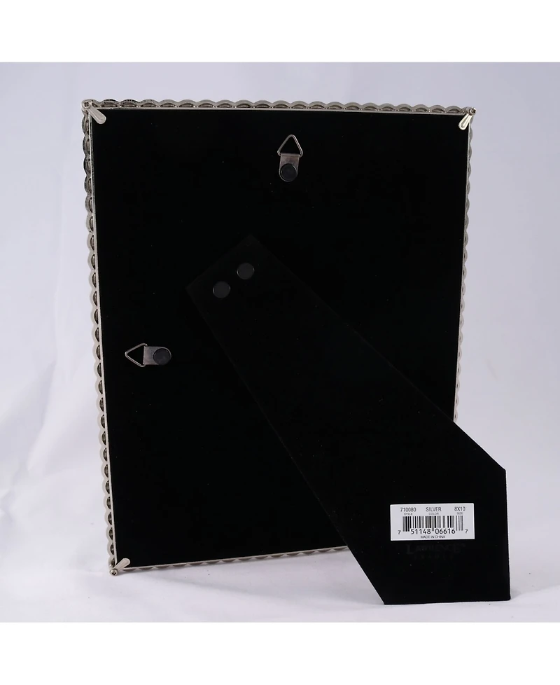 Lawrence Frames 710080 Silver Metal Rope 8x10 Matted For Picture Frame - 5" x 7"
