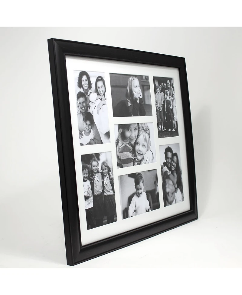 Lawrence Frames Black Collage Frame - Seven Opening Gallery Frame - 4" x 6"