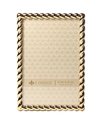 Lawrence Frames Golden Rope Picture Frame - 4" x 6"