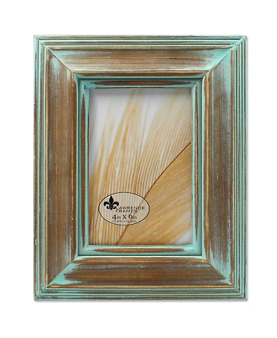 Lawrence Frames Weathered Wood with Verdigris Wash Picture Frame