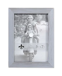 Lawrence Frames Charlotte Weathered Gray Wood Picture Frame - 5" x 7"