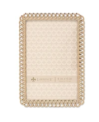 Lawrence Frames Gold Metal Picture Frame - Eternity Rings - 4" x 6"