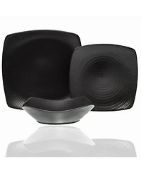 Red Vanilla Black Rice 18-piece Dinner Set