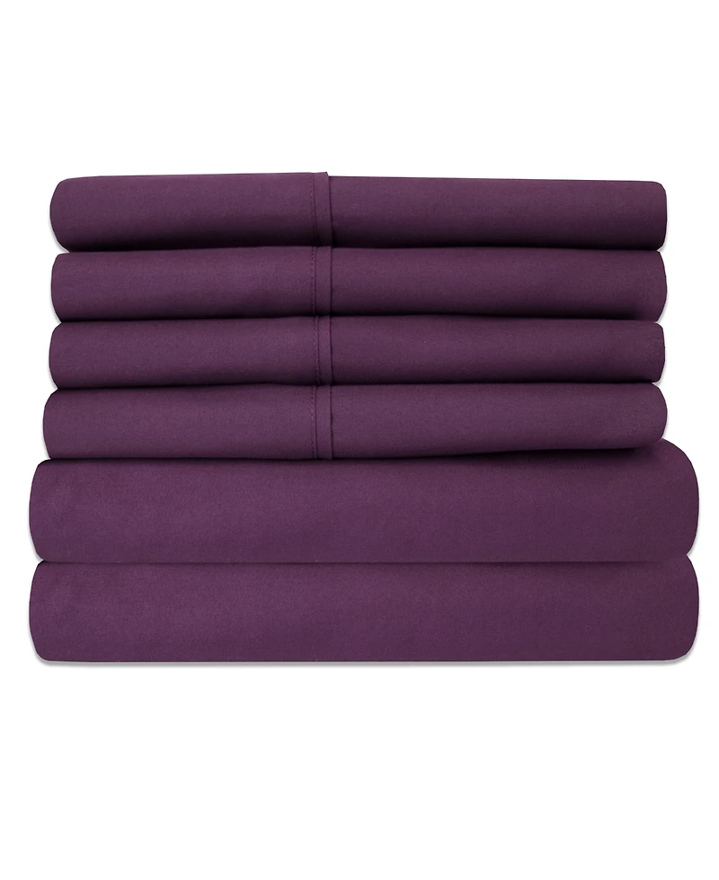 Sweet Home Collection 6-Pc. Sheet Set
