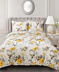 Lush Decor Penrose Floral 3-Pc. Quilt Set