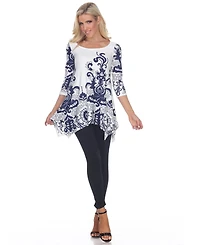 White Mark Women's Yanette Tunic