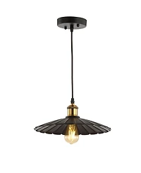 Jonathan Y Lotus 12.25" Adjustable Led Pendant