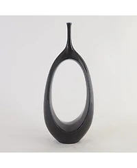 Global Views Open Oval Ring Vase Small