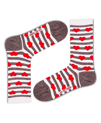 Love Sock Company Women's Socks - Red Hearts
