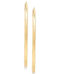 Italian Gold Round Hoop Earrings in 14k Gold, 60mm