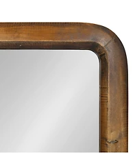 Kate and Laurel Pao Framed Wood Wall Mirror
