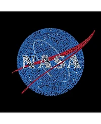 La Pop Art Mens Premium Blend Word T-Shirt - Nasa Meatball Logo