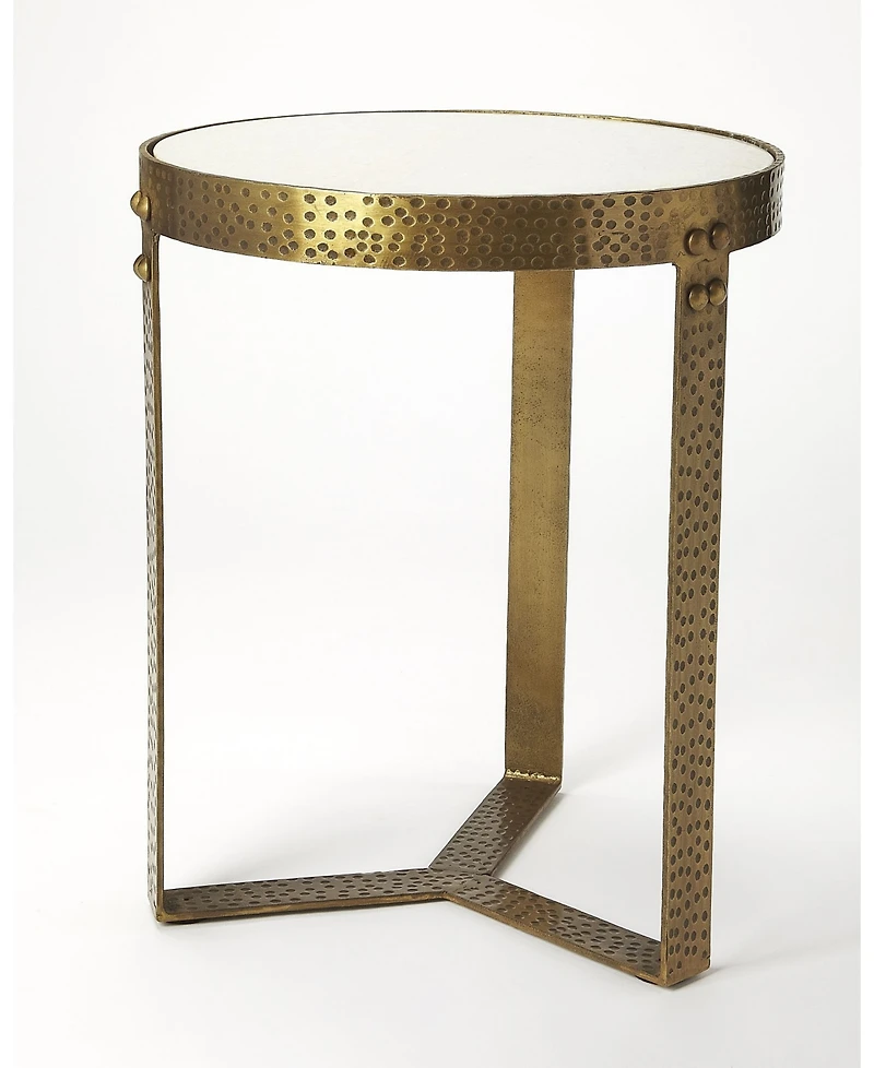 Butler Elton Marble and Metal Table