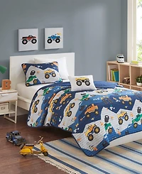 Intelligent Design Nash Reversible 4-Pc. Coverlet Set, Full/Queen