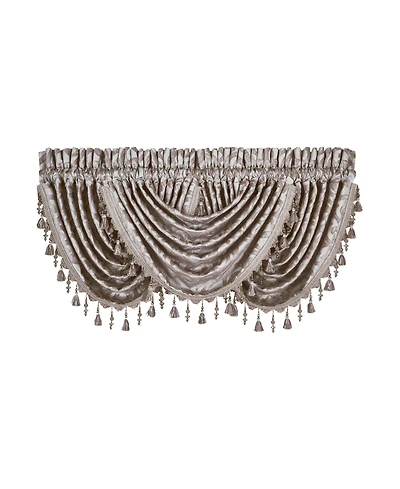 J Queen New York Sicily Waterfall Window Valance, 33" x 49"