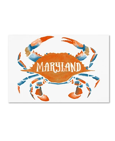 Lantern Press 'Crab' Canvas Art - 16" x 24"