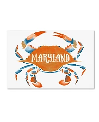 Lantern Press 'Crab' Canvas Art - 16" x 24"