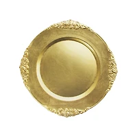 Jay Import American Atelier Gold Leaf Charger