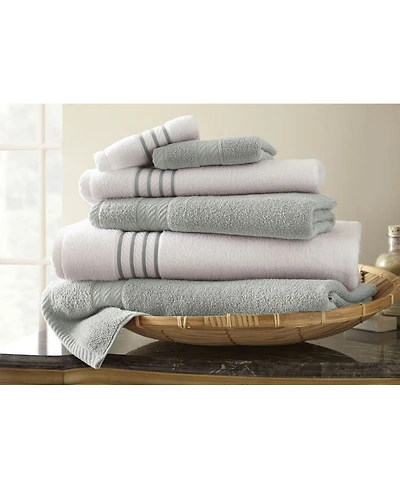 Modern Threads Quick Dry Stripe 6-Pc. Towel Set
