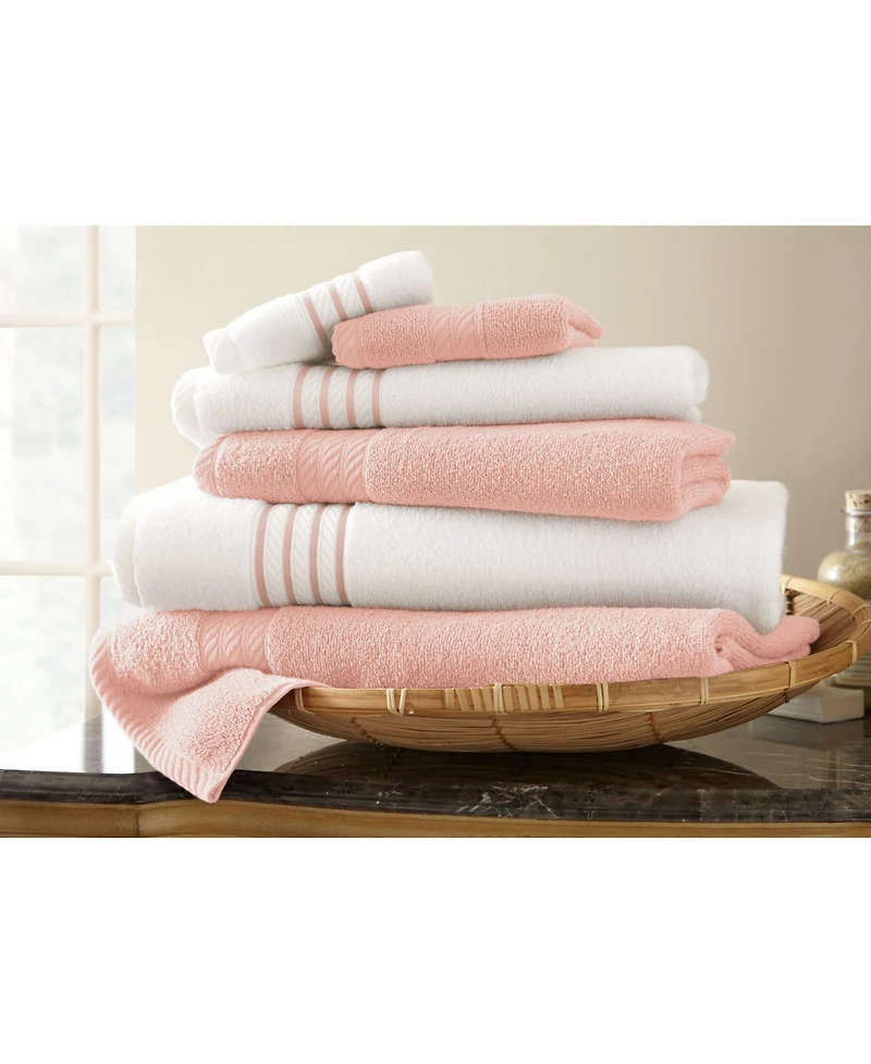 Modern Threads Quick Dry Stripe 6-Pc. Towel Set