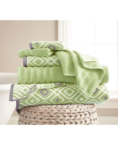 Modern Threads Oxford Yarn Dyed 6-Pc. Towel Set