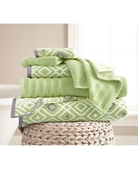 Modern Threads Oxford Yarn Dyed 6-Pc. Towel Set