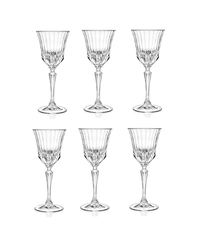 Lorren Home Trends Rcr Adagio Crystal Water Glasses, Set of 6
