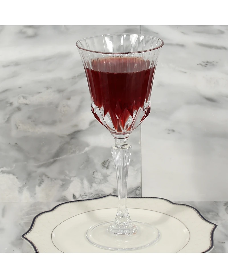 Lorren Home Trends Rcr Adagio Crystal Water Glasses, Set of 6